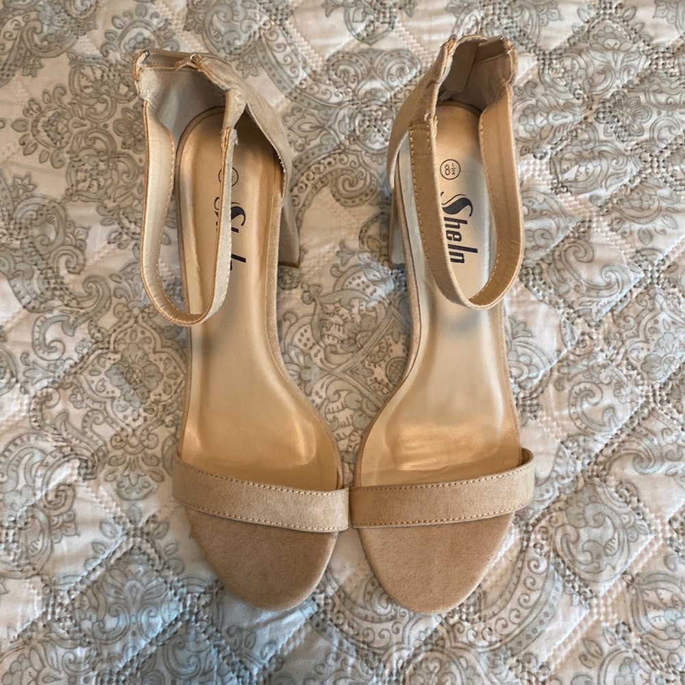 SHEIN nude heels